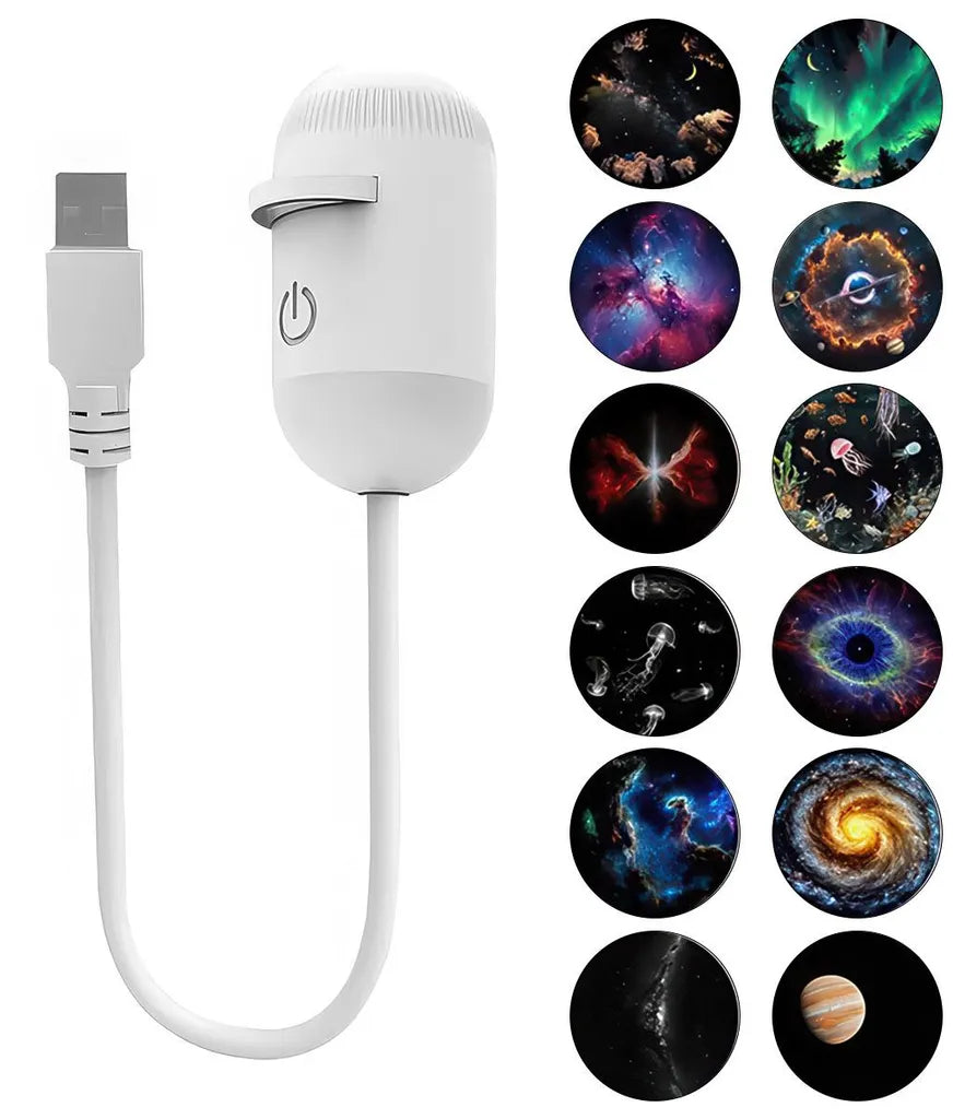 Galaxy Projektor mit Nachtlicht – 2-in-1 LED Sternenhimmel
